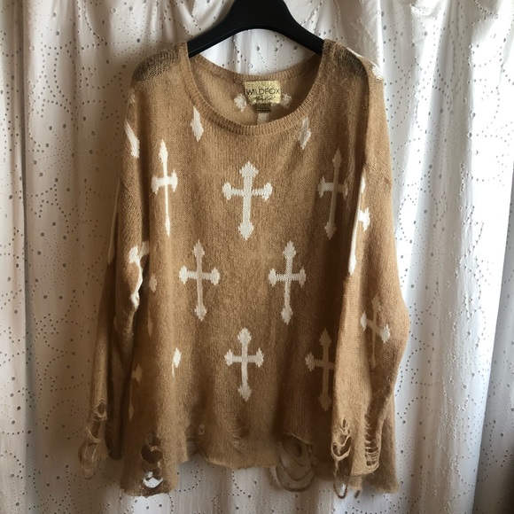 WILDFOX white label knit sweater - Picture 1 of 3